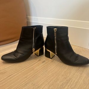 DKNY Block Heel Booties